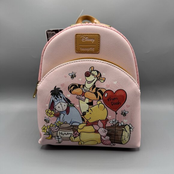 Loungefly Disney Winnie The Pooh Valentine\'s Day Mini Backpack NEW main image 5